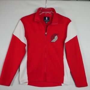 GIII Carl Banks Size S Throwback Portland Trail Blazer NBA Sweater Jacket